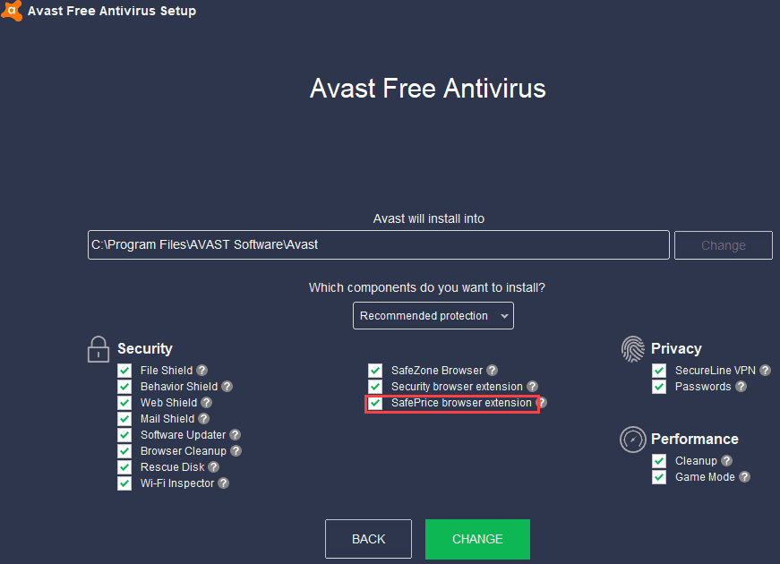 How to Remove Avast SafePrice