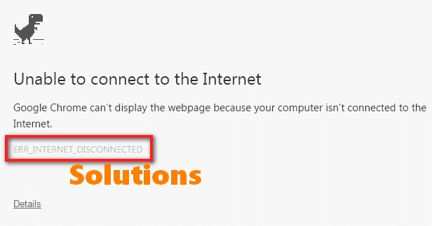 Ошибка net err internet disconnected на телефоне