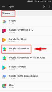 unfortunately google play services has stopped solution