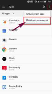 Reset App Preferences in Android