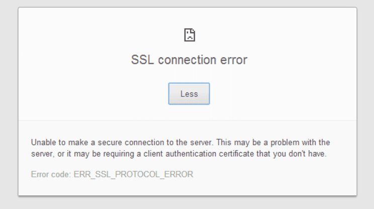 debug elinks ssl error