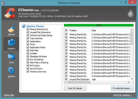 ccleaner registry ERR_CONNECTION_RESET