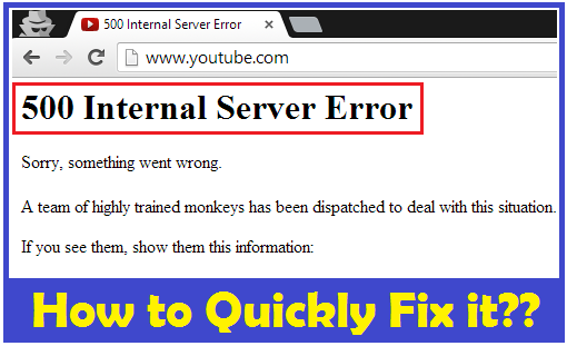 Fix HTTP Error 500