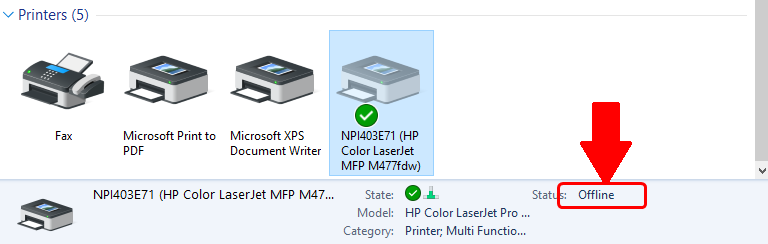 How to Fix HP Printer Offline in Windows 10?