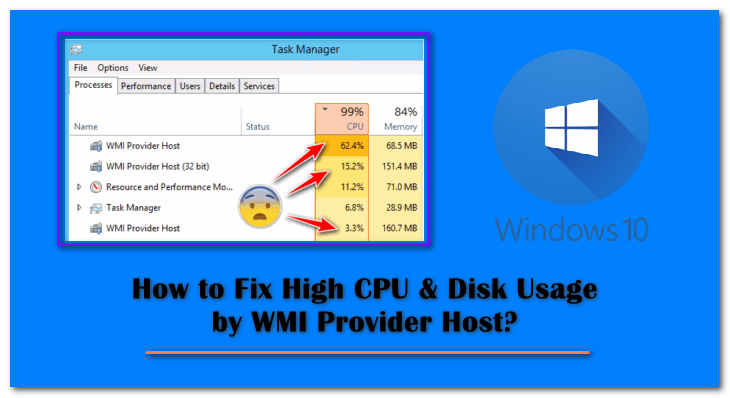 WMI Provider Host High CPU Usage Fix