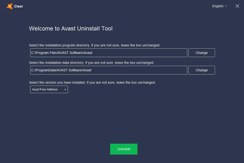 how to uninstall avast antivirus on windows 8