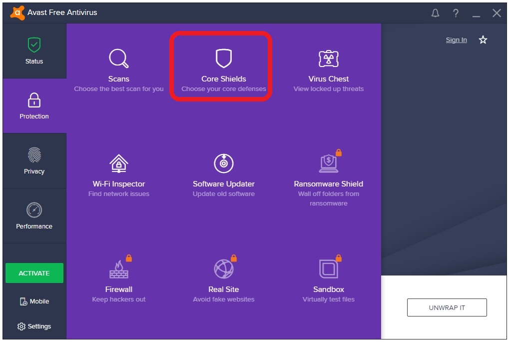 how to turn off avast antivirus temporarily