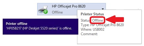 HP Printer Offline Fix