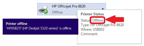 Printer Offline: How to Bring Printer Online in Windows 10, 8, 7?