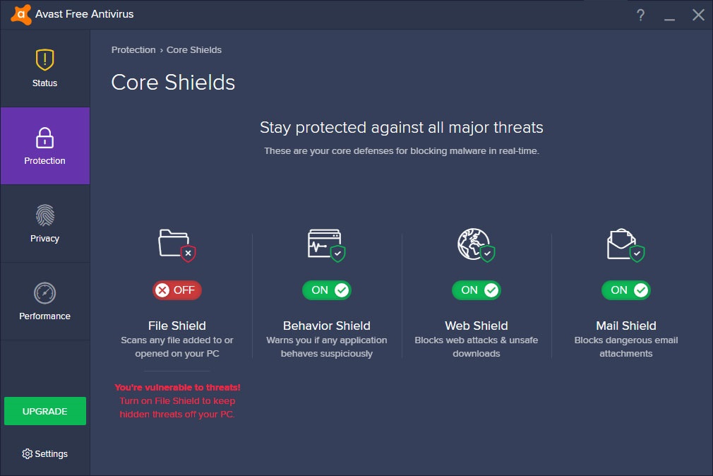 How to Temporarily Disable or Turn Off Avast Shields?