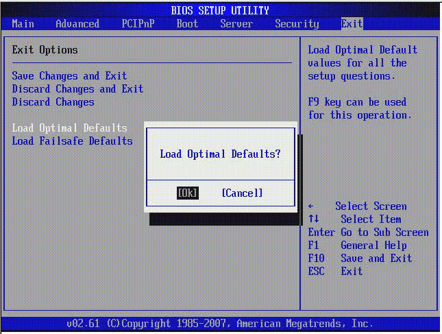 BIOS Settings on Windows 7