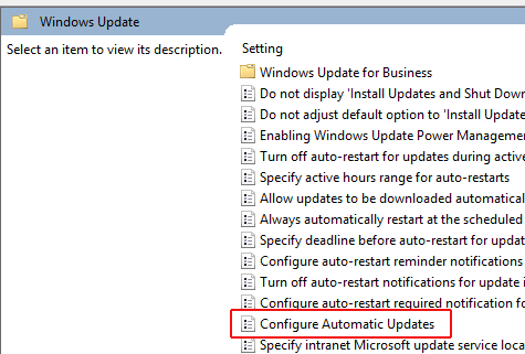 Configure automatic updating