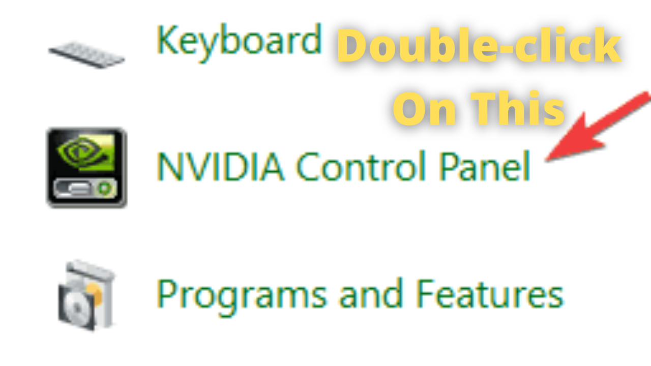 NVIDIA Control Panel