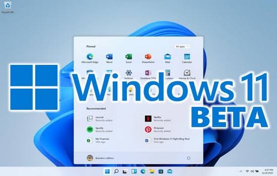 New windows 11 beta download