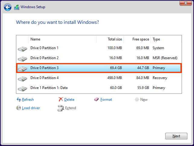 Delete drives